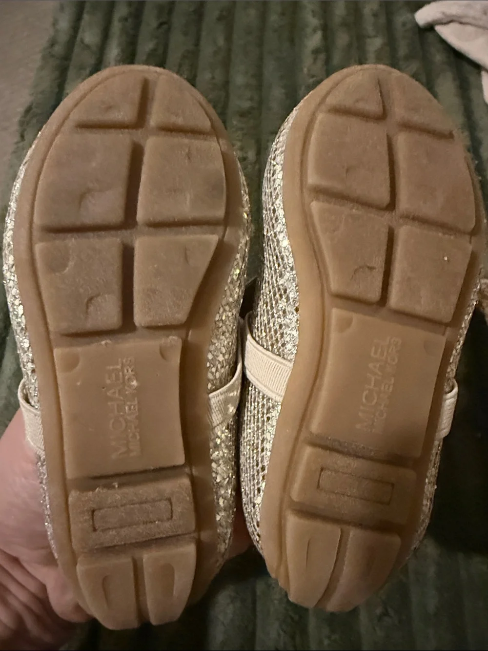 Michael Kors sparkling gold